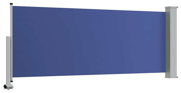 Uvlačiva bočna tenda za terasu 100 x 300 cm plava - Plava / 100 x 300 cm