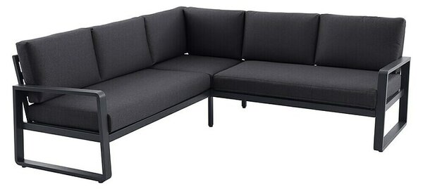 Sunfun Maja Kutni element lounge garniture (Aluminij, Olefin, Tamno siva)