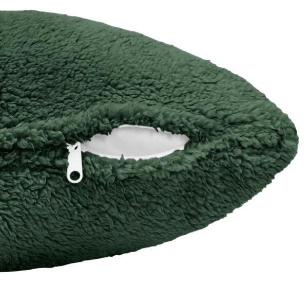 Presvlaka za jastuk 2 pcs HEERLEN Tamnozelena 45 x 45 cm Bouclé - Tamnozelena 45 x 45 cm 2