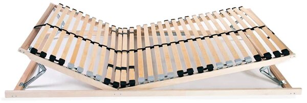 Podnica za krevet s 28 letvica i 7 zona 80 x 200 cm - Smeđa / 80 x 200 cm