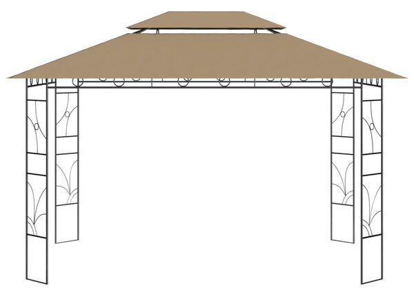 Sjenica 4 x 3 x 2,7 m smeđe-siva 160 g/m² - Tupe / N/A