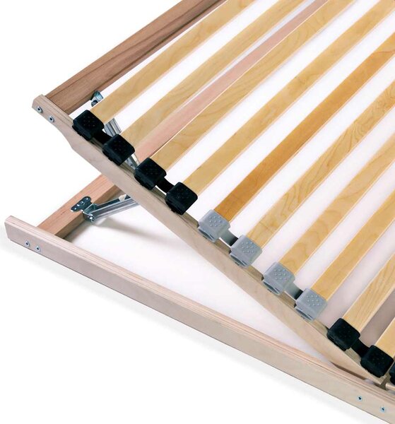 Podnica za krevet s 28 letvica i 7 zona 80 x 200 cm - Smeđa / 80 x 200 cm