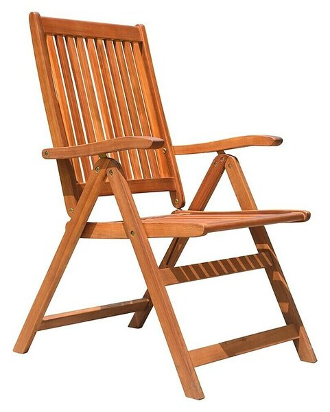 Sunfun Diana Sklopiva stolica s pozicijama (Preklopno, Natur, Š x D x V: 56 x 75,5 x 105 cm)