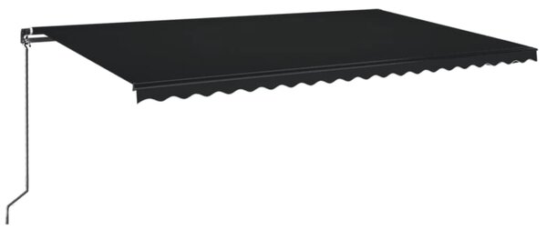Tenda na ručno uvlačenje 500 x 350 cm antracit - Antracitno siva / 500 x 350 cm