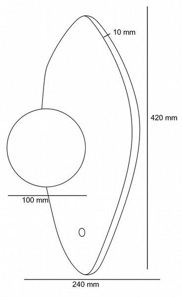 Bež zidna lampa od kamenine ø 10 cm Hilde – Opviq lights