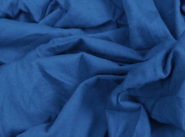Jersey plahta plava 180 x 200 cm