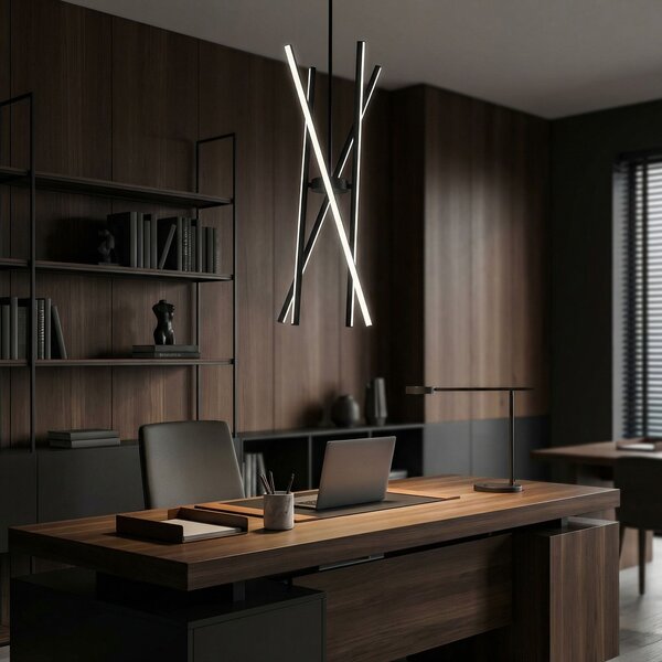Stropna lampa LED APP1929-CP Black