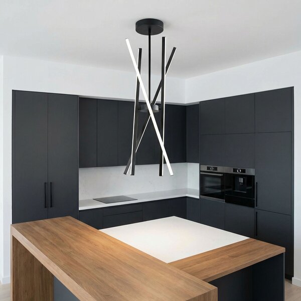 Stropna lampa LED APP1929-CP Black