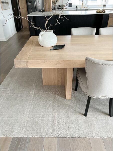 Krem vuneni tepih 200x300 cm Calisia M Grid Prime – Agnella
