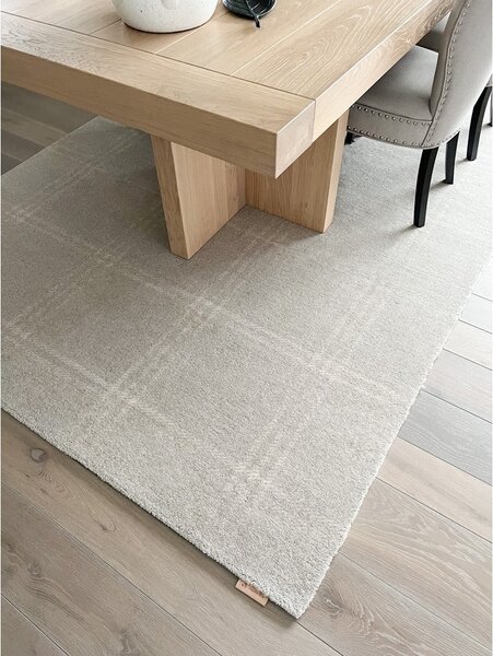 Krem vuneni tepih 200x300 cm Calisia M Grid Prime – Agnella