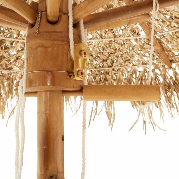 Tiki suncobran s baldahinom od lista banane 180 cm bambus - 180 cm