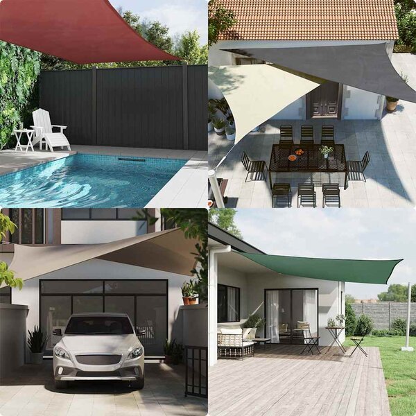 Sjenilo za sunce plavo 2x2x2 m 100% poliester oxford - Plava / 2 x 2 x 2 m
