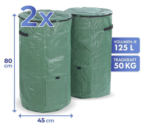 Zeleni komposteri u setu 2 kom 125 l – Maximex