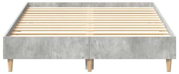 Okvir kreveta bez madraca beton sivi 120x200 cm - Siva / 120 x 200 cm
