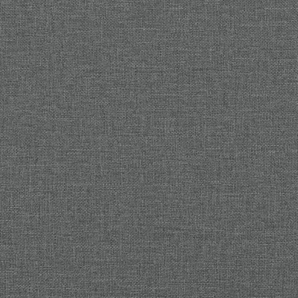 Dnevni krevet tamnosivi 100 x 200 cm od tkanine - Siva / 100 x 200 cm