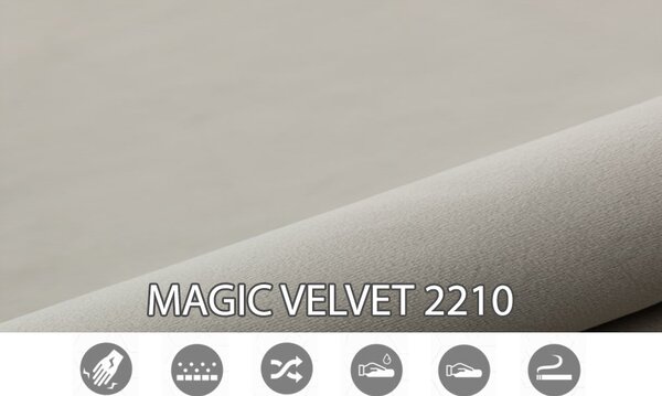 Bračni krevet Boxspring 140 cm Foxtrot (svijetlo bež) (s madracem i prostorom za odlaganje)