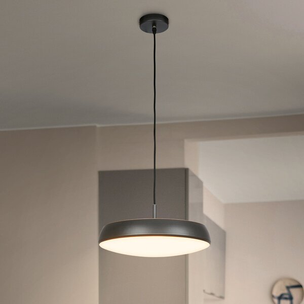 Briloner Nala LED viseća svjetiljka, antracit, metal/plastika, Ø 35 cm, Crno, Dnevni boravak/blagovaonica, Plastika