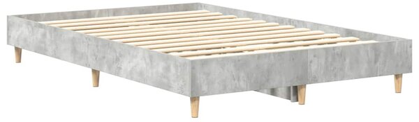 Okvir kreveta bez madraca beton sivi 120x200 cm - Siva / 120 x 200 cm