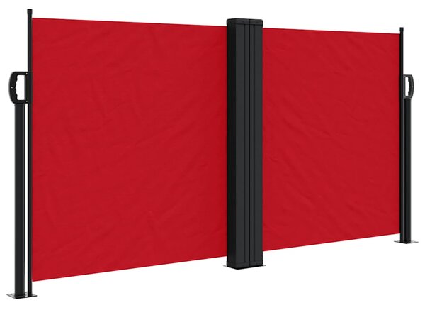 Uvlačiva bočna tenda 120 x 1000 cm crvena - Crvena / 120 x 1000 cm