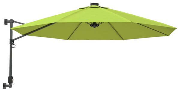 Zidni suncobran svjetlozeleni 290 cm - Zelena / N/A