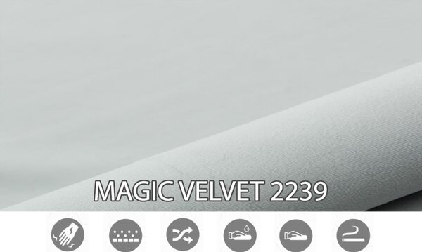 Bračni krevet Boxspring 160 cm Ruffy (svijetlo siva) (s madracem i prostorom za odlaganje)