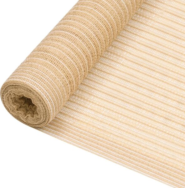 Mreža za privatnost bež 1 x 50 m HDPE 75 g/m² - Bež / 1 x 50 m (75 g)