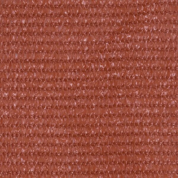 Balkonski zastor terakota 75 x 600 cm HDPE - Smeđa / 75 x 600 cm