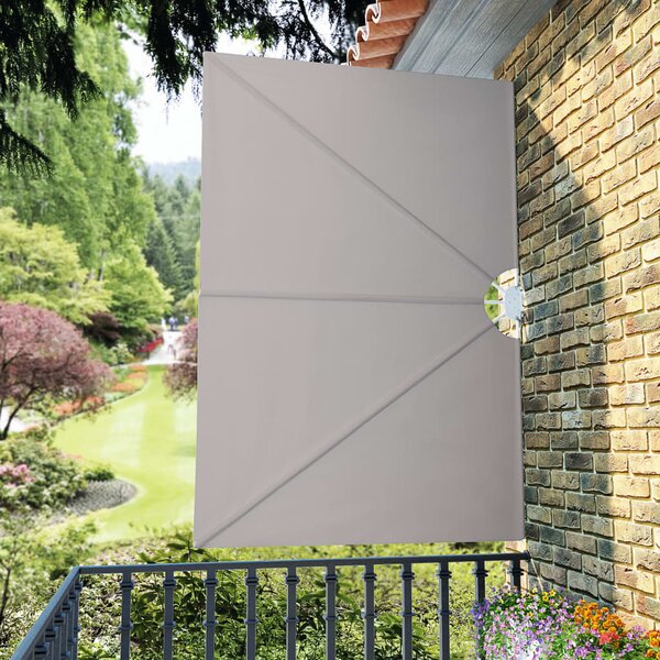 Sklopiva bočna tenda krem 240 x 160 cm - Krema / 240 x 160 cm