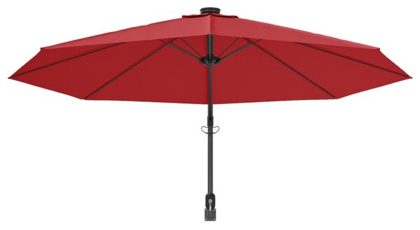 Zidni suncobran jarkocrveni 290 cm - Crvena / N/A