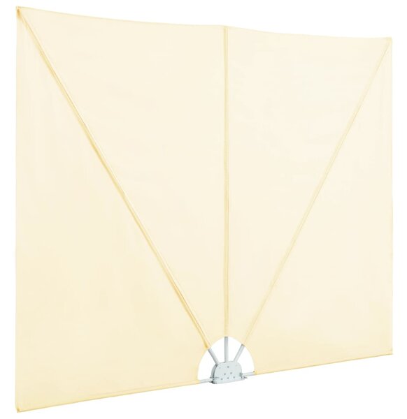 Sklopiva bočna tenda krem 240 x 160 cm - Krema / 240 x 160 cm