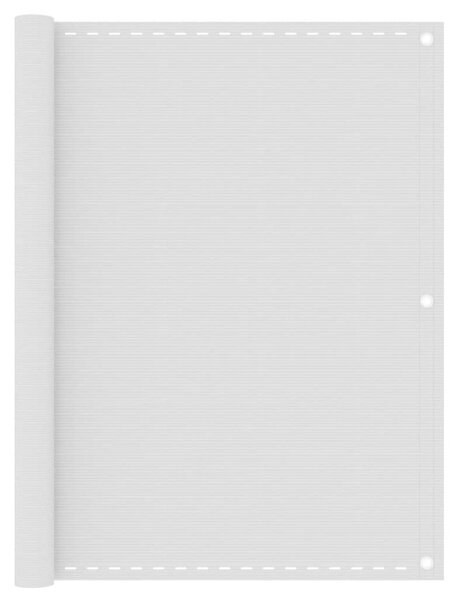 Balkonski zastor bijeli 120 x 300 cm HDPE - Bijela / 120 x 300 cm
