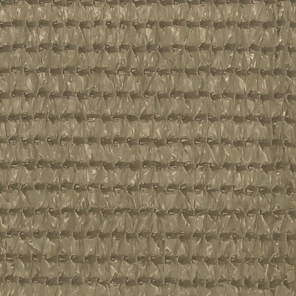 Balkonski zastor smeđe-sivi 75 x 500 cm HDPE - Tupe / 75 x 500 cm
