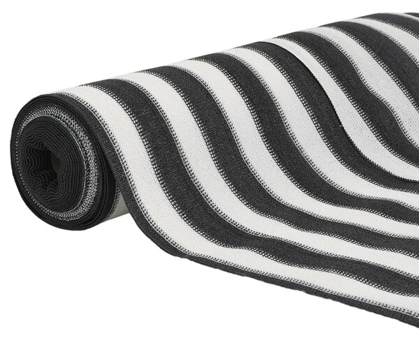 Mreža za privatnost antracit i bijela 1x10 m HDPE 150 g/m² - Antracitno siva / 1 x 10 m (150 g)