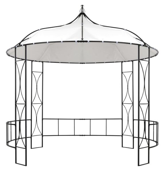 Sjenica 300 x 290 cm bijela okrugla - Bijela / N/A