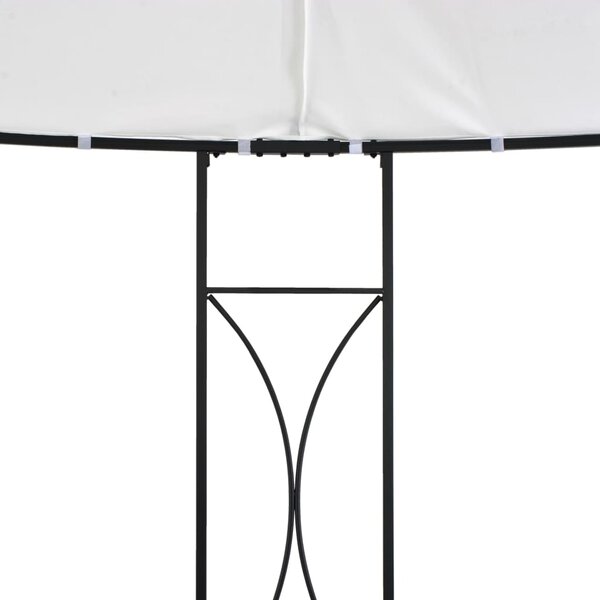 Sjenica 300 x 290 cm bijela okrugla - Bijela / N/A