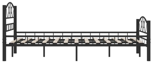 Okvir kreveta crni čelični 120 x 200 cm - Crna / 120 x 200 cm