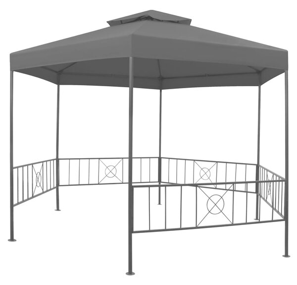 Vrtna sjenica 323 x 275 x 265 cm antracit - Antracitno siva / N/A