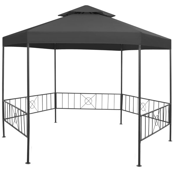 Vrtna sjenica 323 x 275 x 265 cm antracit - Antracitno siva / N/A
