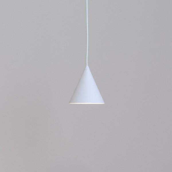 Nowodvorski Lighting ZENITH viseća svjetiljka, bijela, Ø 11 cm, metal, GU10, prigušiva, Bijela, Dnevni boravak/blagovaonica, Metal