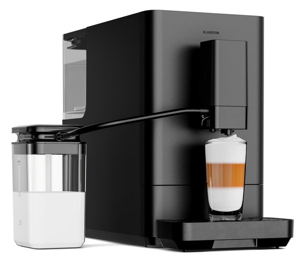 Klarstein Velaire automatski aparat za kavu s posudom za mlijeko, 1350 W, 20 bar