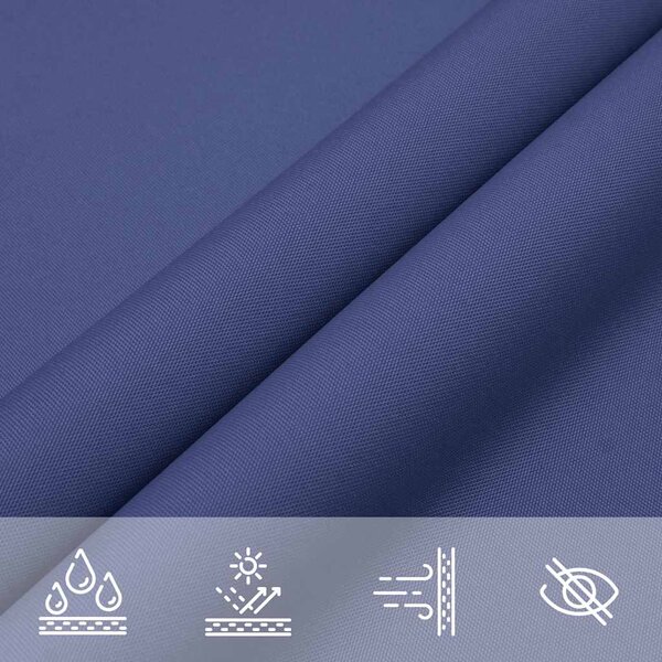Sjenilo za sunce plavo 2x2x2 m 100% poliester oxford - Plava / 2 x 2 x 2 m