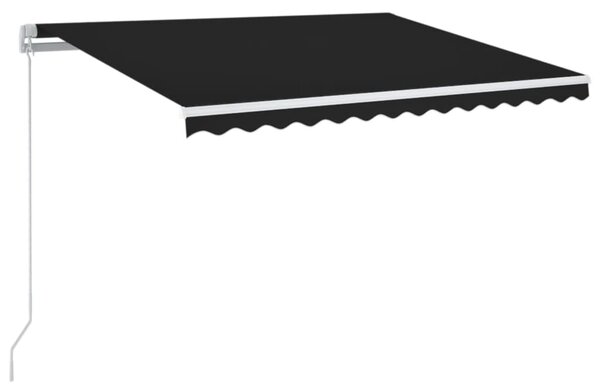 Tenda na ručno uvlačenje s LED svjetlima 350 x 250 cm antracit - Antracitno siva / 350 x 250 cm