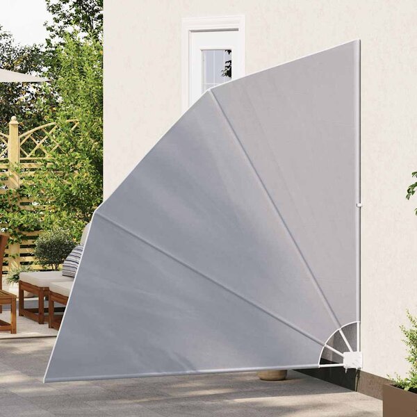 Sklopiva bočna tenda siva 210 x 210 cm - Siva / 210 x 210 cm
