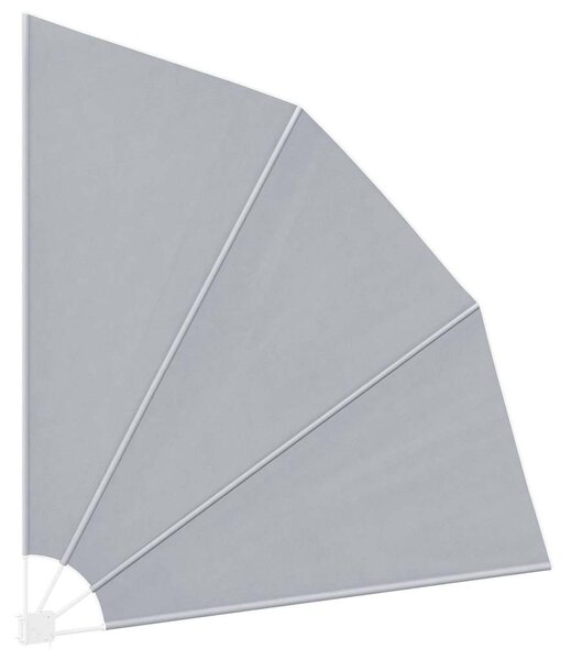 Sklopiva bočna tenda siva 210 x 210 cm - Siva / 210 x 210 cm