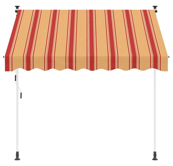 Ručno sklopiva tenda Šareni 100 x 115 x 300 cm - Žuta / 100 x 115 x 300 cm