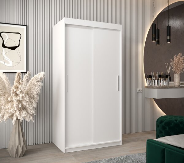 Zondo.hr Ormar za garderobu 100 cm Toki (bijela mat + bijela mat). Akcija -20%. 1064789