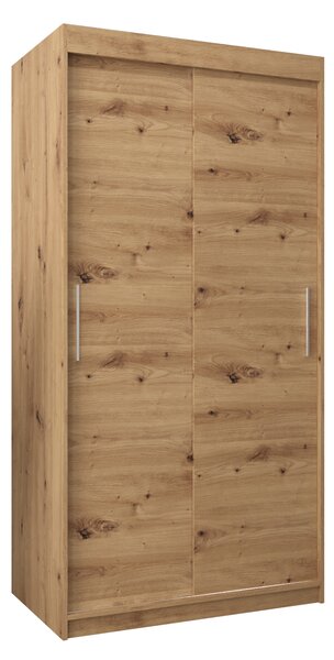 Zondo.hr Ormar za garderobu 100 cm Toki (hrast artisan + hrast artisan). Akcija -19%. 1064799