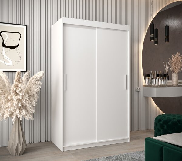 Zondo.hr Ormar za garderobu 120 cm Toki (bijela mat + crna mat). Akcija -19%. 1064804