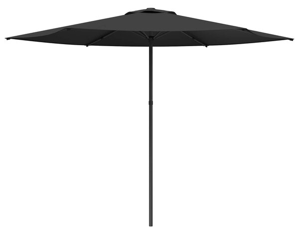 Vrtni suncobran 300 x 300 cm Poliester Pravokutni Antracit - Antracit / 300 x 300 cm