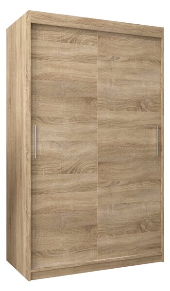 Ormar za garderobu 120 cm Toki (hrast sonoma + hrast sonoma)